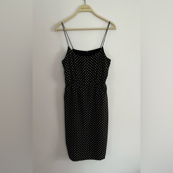 J. Crew Blouson Silk dress in polka dot Size 4 - Picture 3 of 11